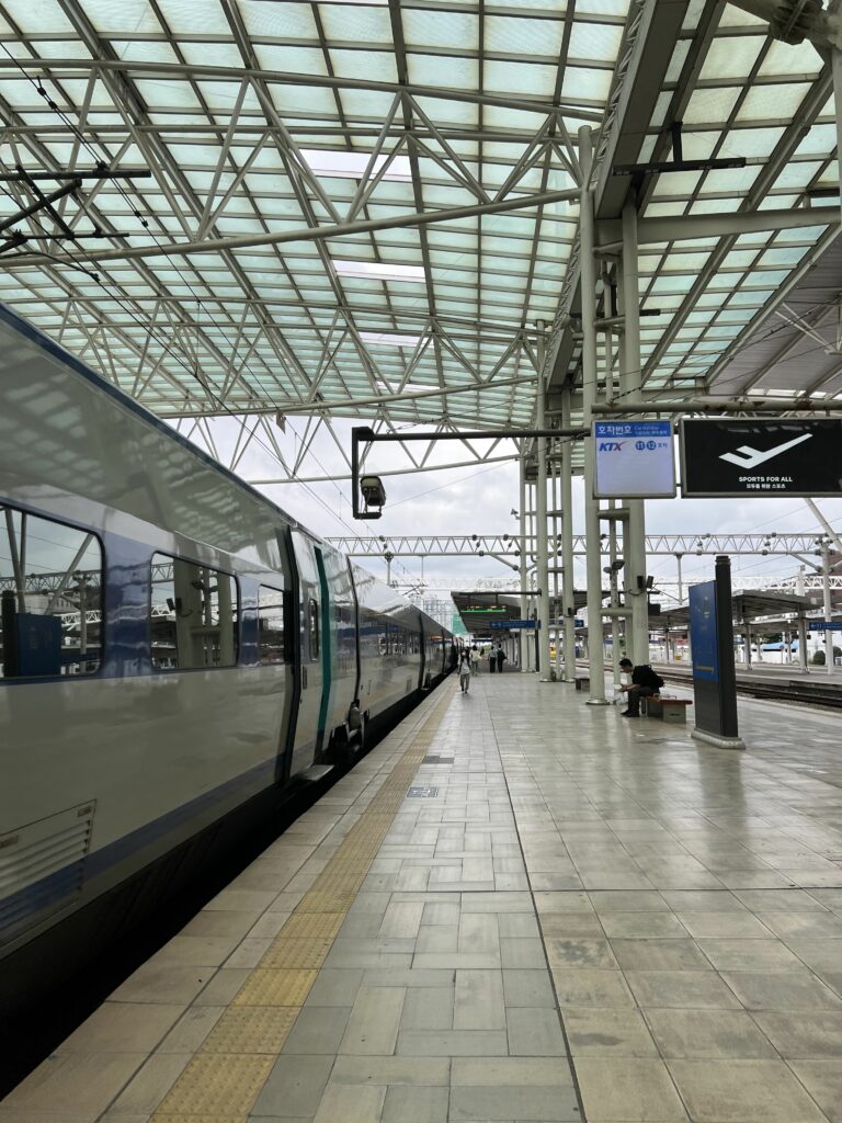 Seoul to Busan: KTX Train